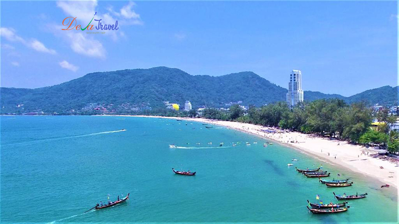 Điểm du lịch Phuket Thái Lan nổi tiếng: Bãi biển Patong