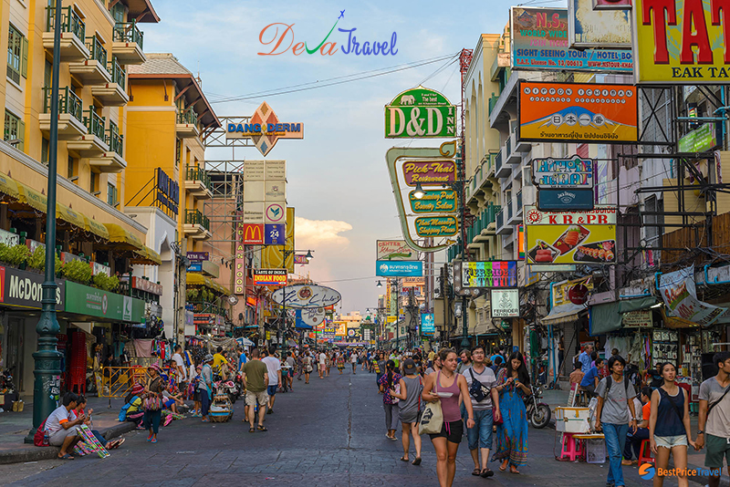 Tour Thái Lan 5 ngày 4 đêm: Trải nghiệm Khao San Road